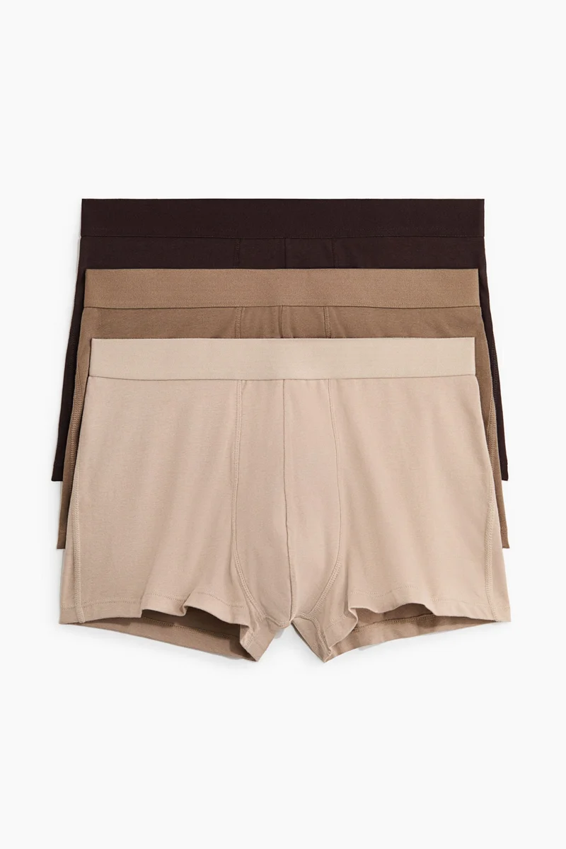 اتش اند ام سراويل بقصّة شورت - عبوة من 3 قطع